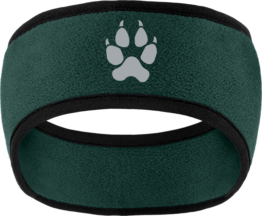 Fleece Headband, Dark Green
